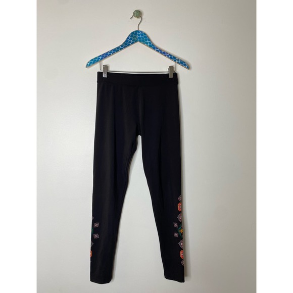 DESIGUAL Black Southwest Print Full Length Leggings - Picture 8 of 8